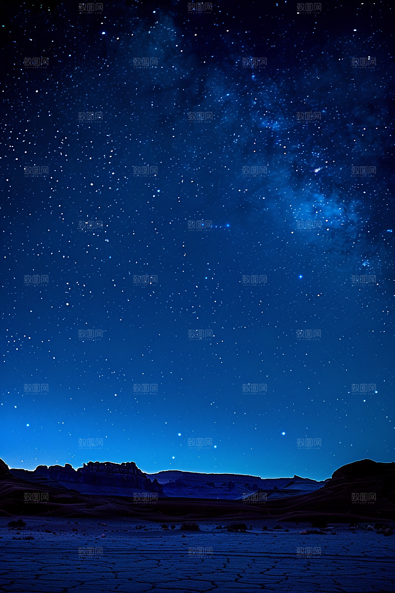 灿烂星空太阳系天空素材