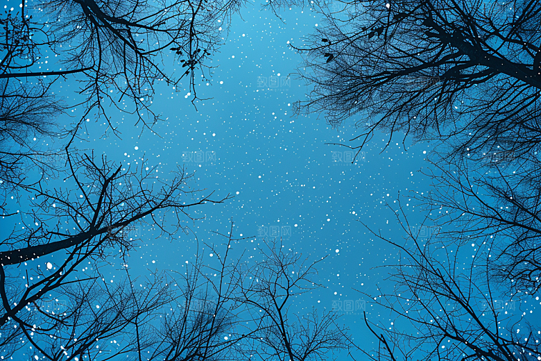 灿烂星空星辰夜晚素材