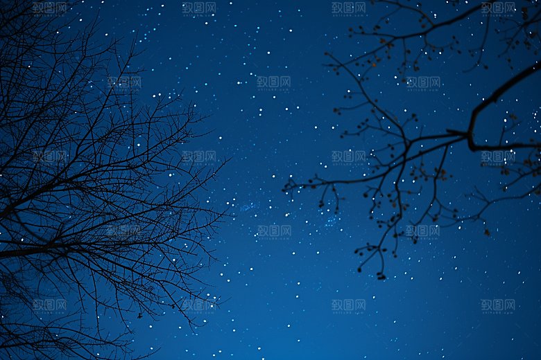 灿烂星空唯美天空素材