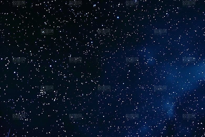 灿烂星空星辰浪漫素材
