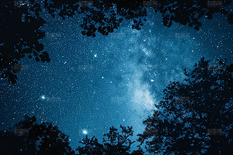 灿烂星空高清唯美素材