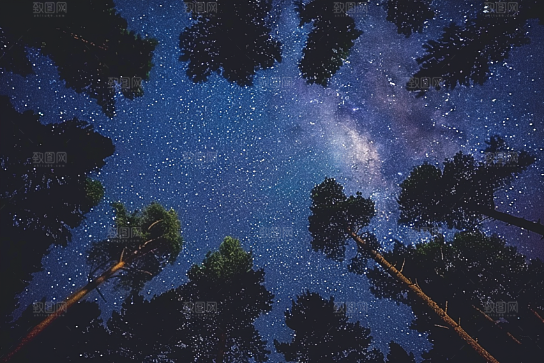 灿烂星空太阳系星辰素材