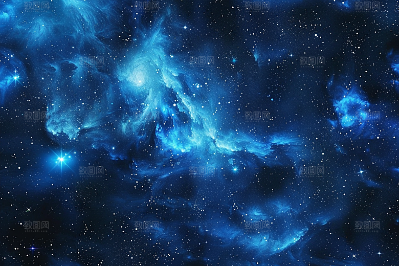 灿烂星空天空银河素材
