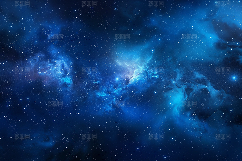 灿烂星空太阳系高清素材