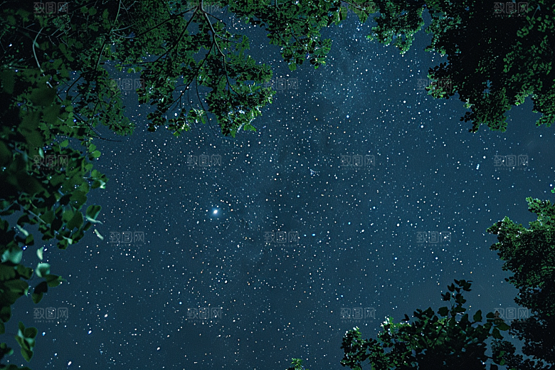 灿烂星空宇宙天空素材