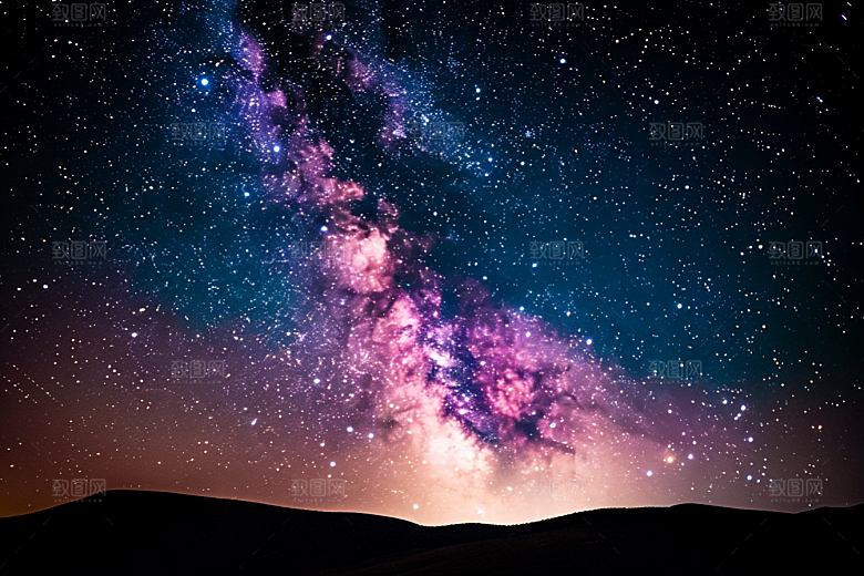 灿烂星空浪漫宇宙素材