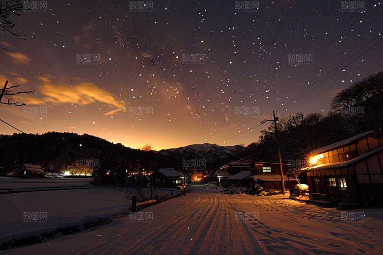 灿烂星空唯美银河素材