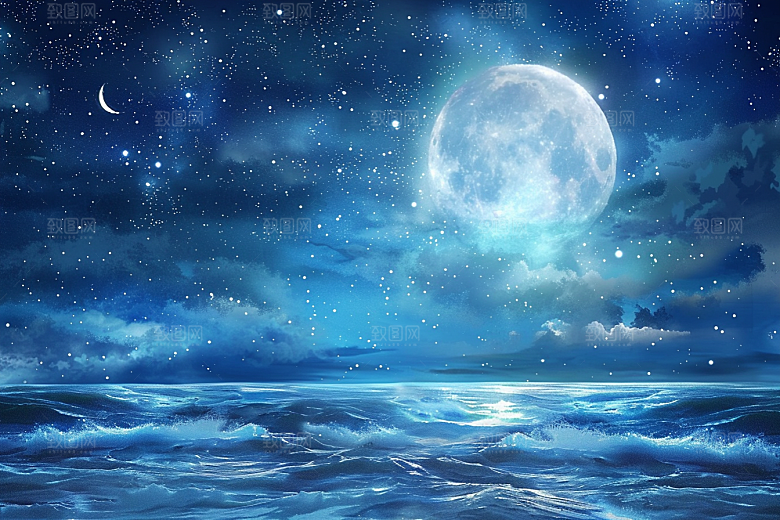灿烂星空浪漫星辰素材