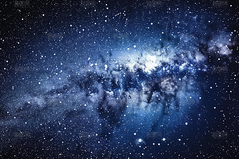 灿烂星空星辰太阳系素材