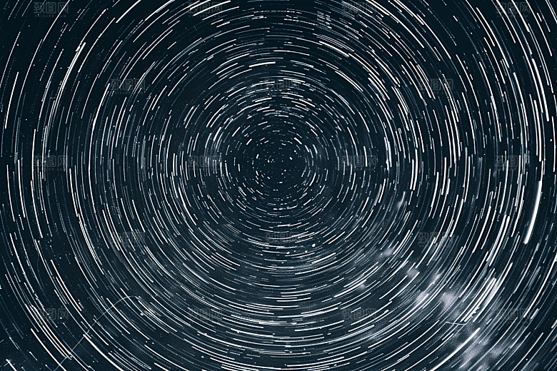 灿烂星空夜晚银河素材