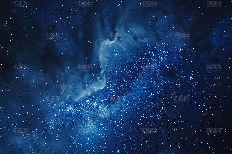 灿烂星空银河浪漫素材