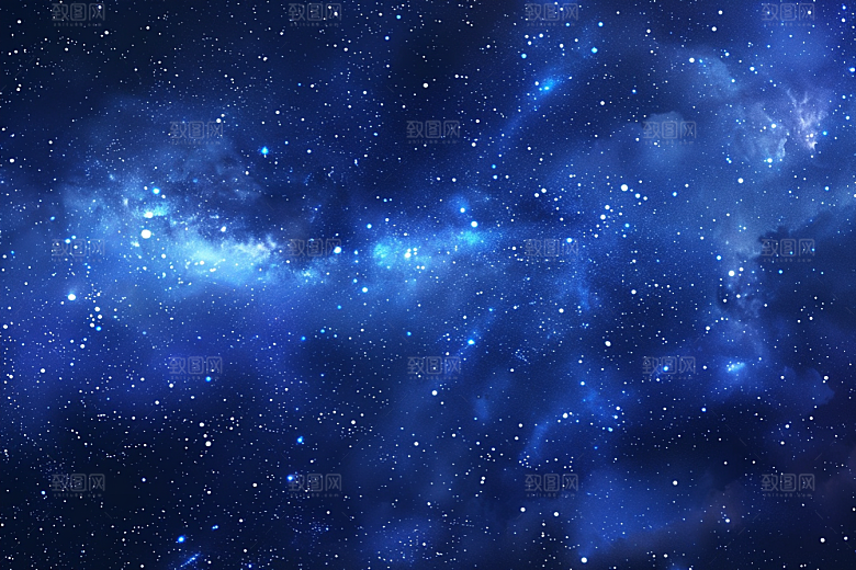 灿烂星空天空高清素材