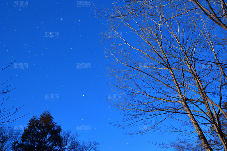 灿烂星空银河高清素材