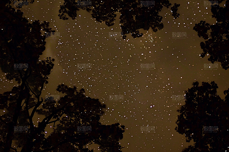灿烂星空高清浪漫素材