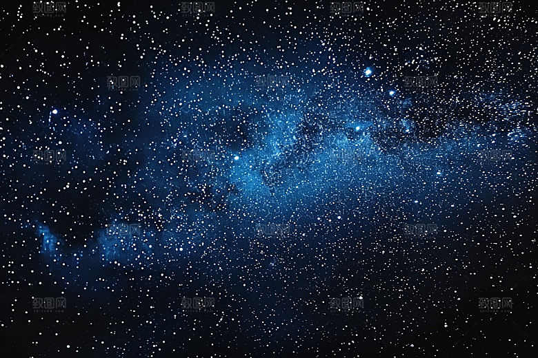 灿烂星空高清天空素材