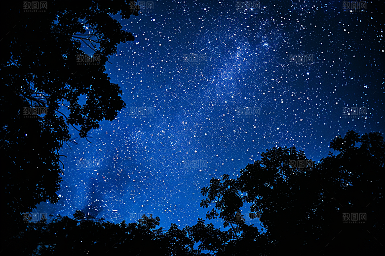 灿烂星空天空太阳系素材