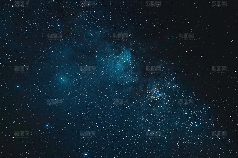 灿烂星空梦幻浪漫素材