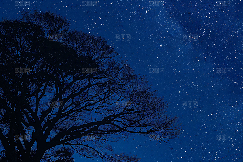 灿烂星空天空唯美素材