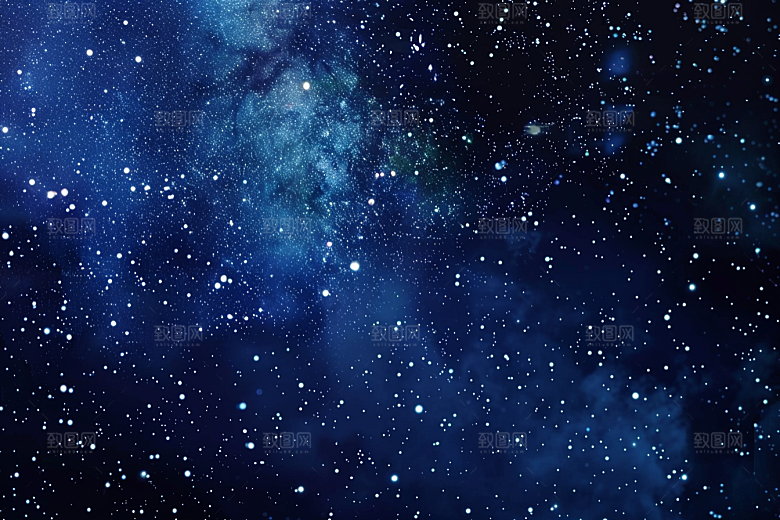 灿烂星空星辰太阳系素材