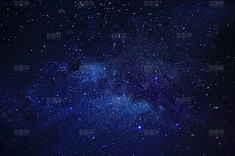 灿烂星空天空浪漫素材