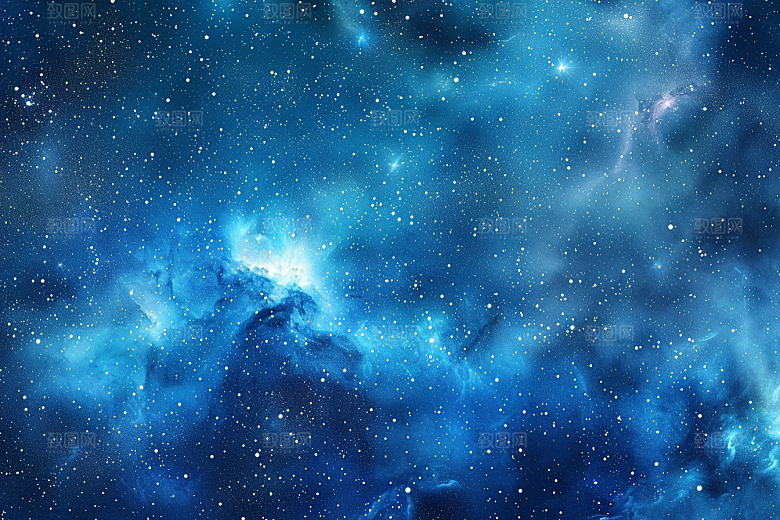 灿烂星空太阳系高清素材