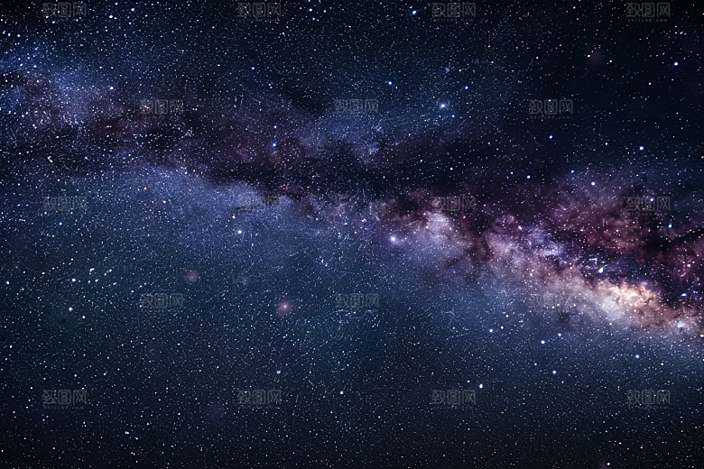 灿烂星空天空浪漫素材