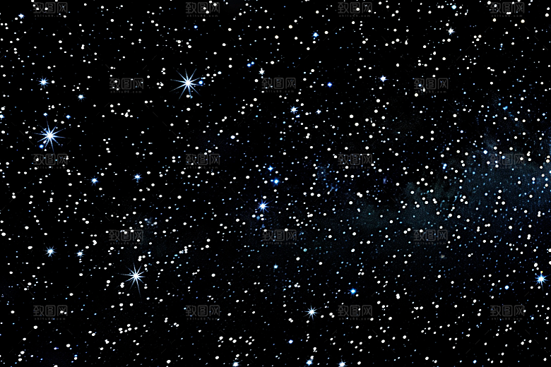 灿烂星空星辰梦幻素材