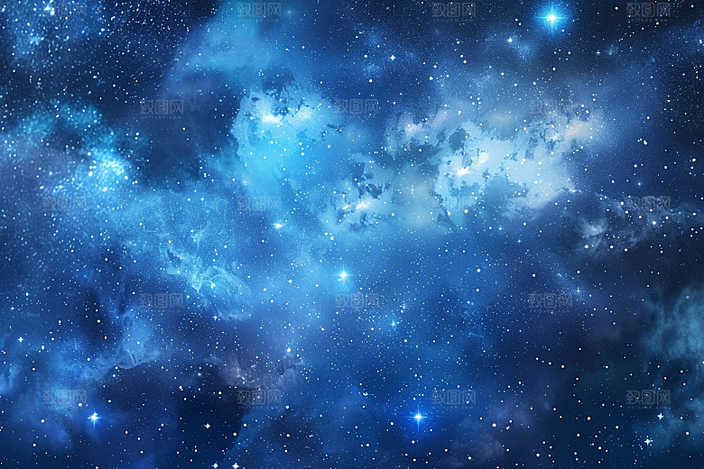 灿烂星空天空唯美素材