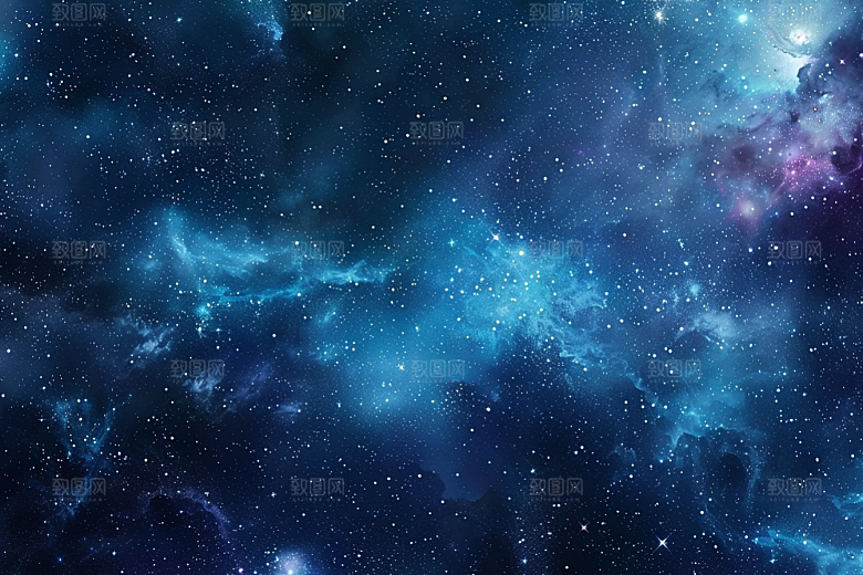 灿烂星空梦幻高清素材