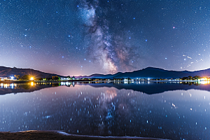 灿烂星空天空星辰素材