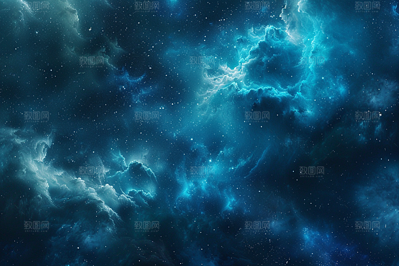 灿烂星空夜景天空素材