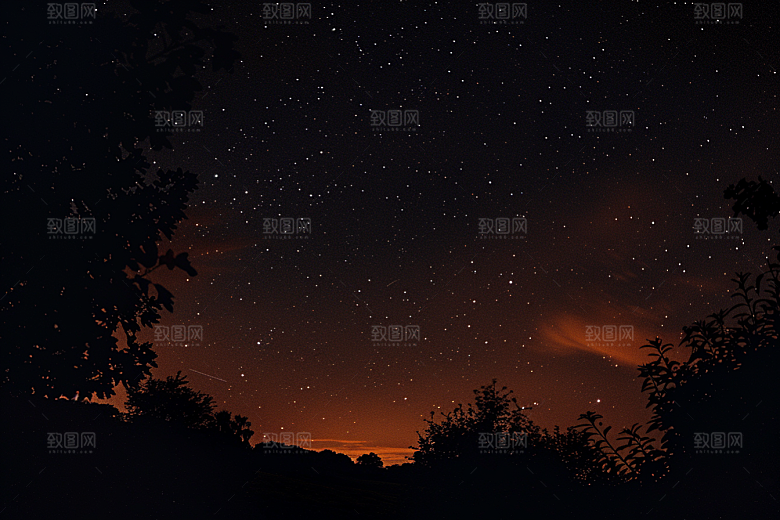 灿烂星空唯美高清素材