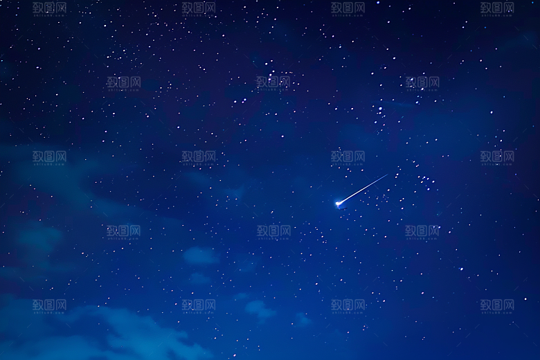 灿烂星空夜晚宇宙素材