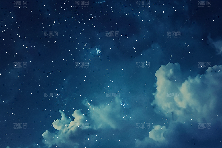 灿烂星空唯美太阳系素材