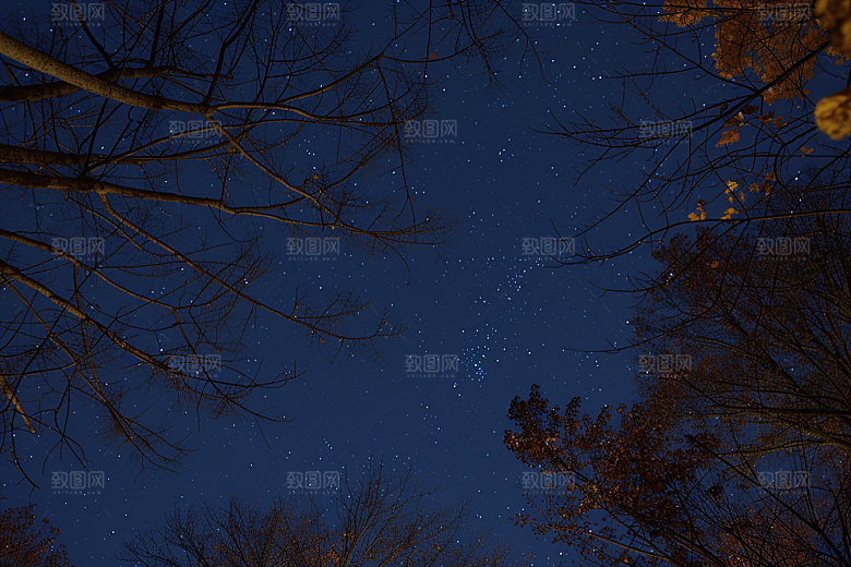 灿烂星空高清天空素材