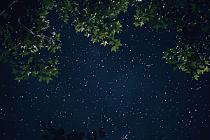 灿烂星空浪漫唯美素材