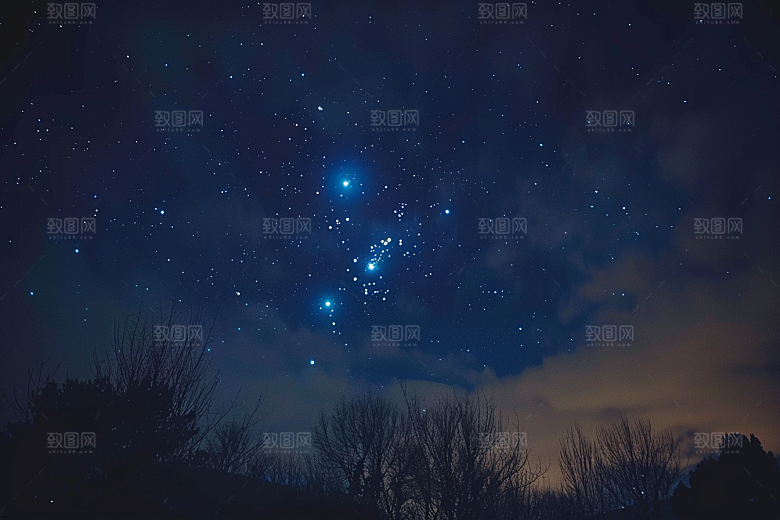 灿烂星空天空太阳系素材