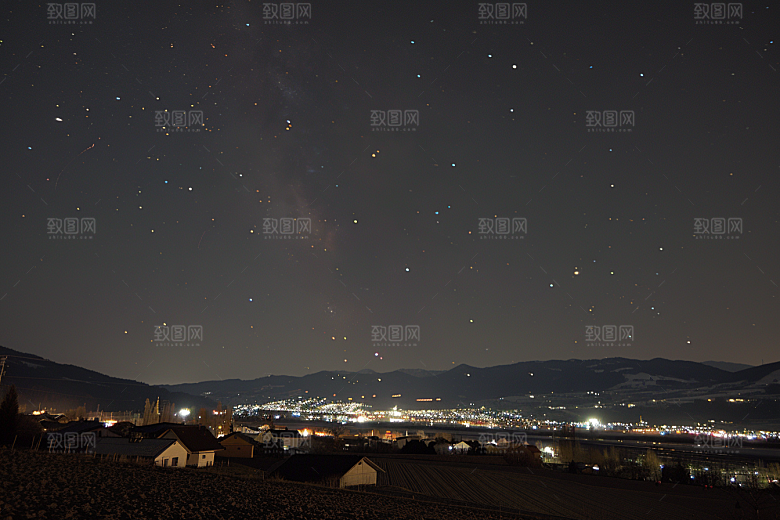 灿烂星空银河宇宙素材