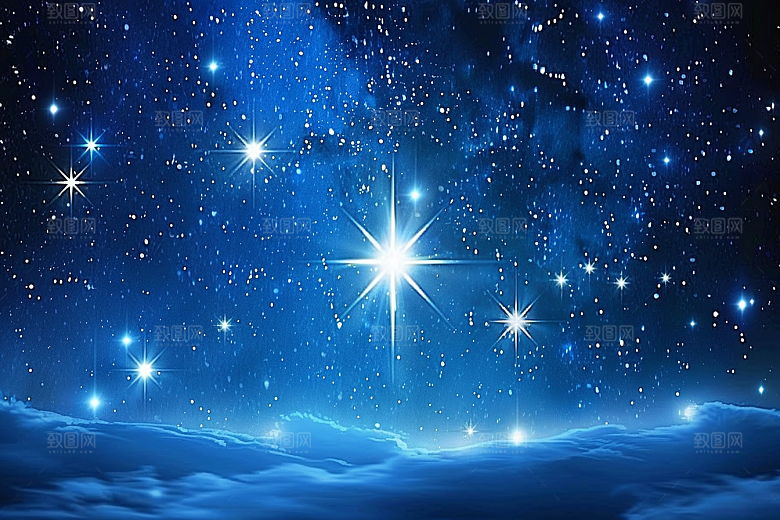 灿烂星空唯美宇宙素材
