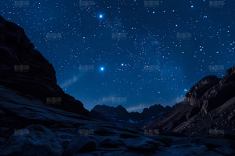 灿烂星空梦幻天空素材