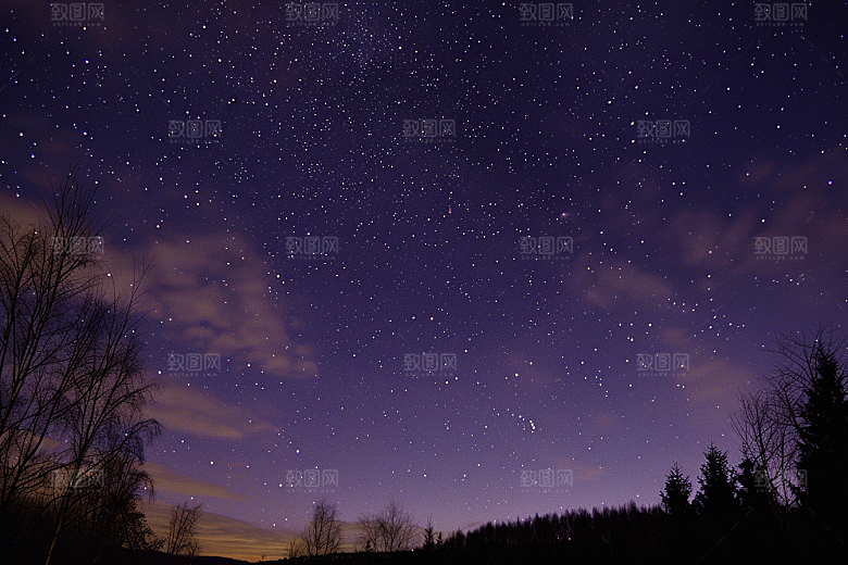 灿烂星空浪漫星辰素材