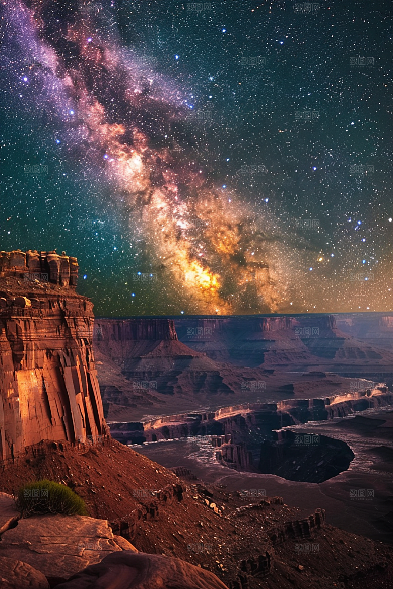 灿烂星空宇宙星辰素材