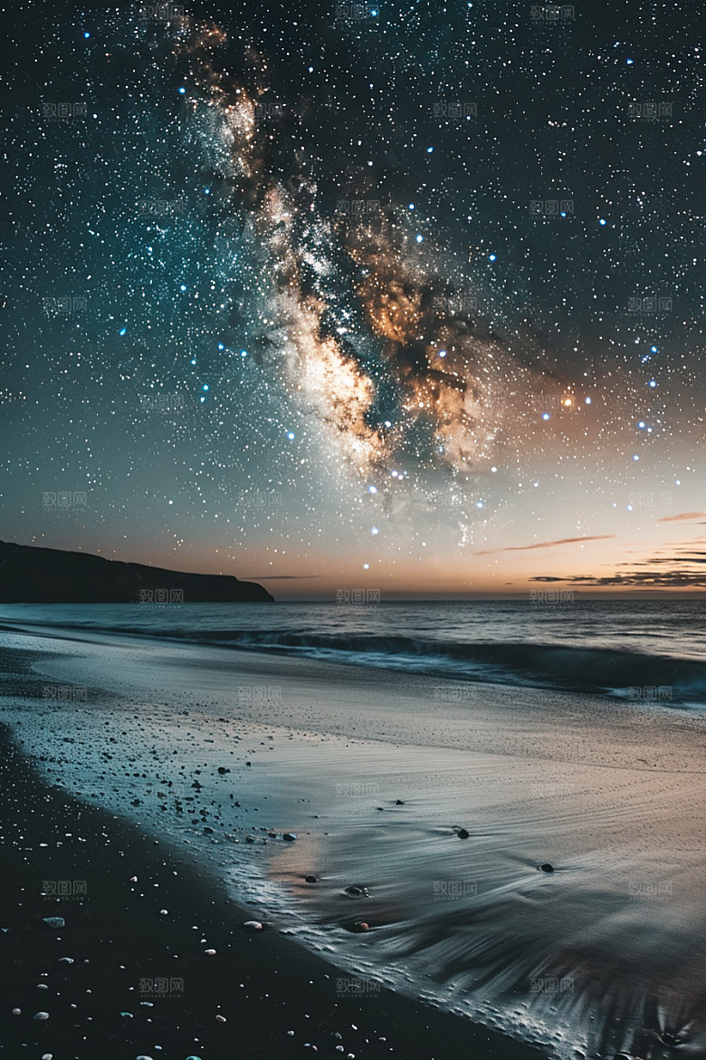灿烂星空星辰太阳系素材