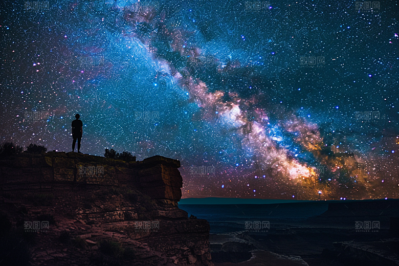 灿烂星空宇宙星辰素材