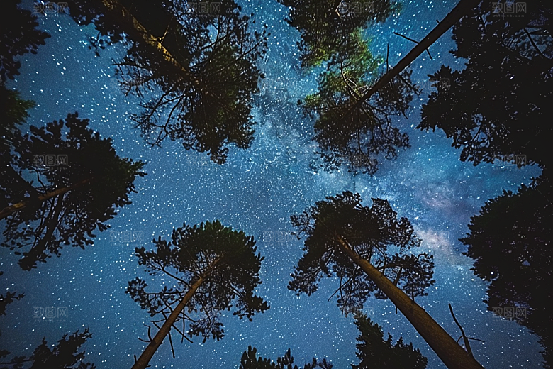 灿烂星空太阳系宇宙素材