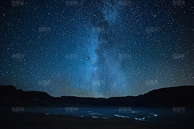 灿烂星空唯美浪漫素材