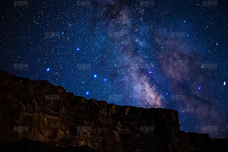 灿烂星空太阳系宇宙素材