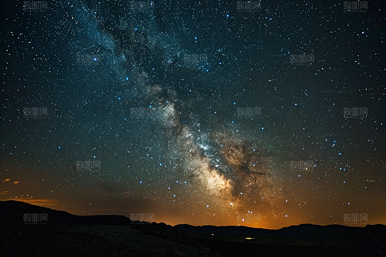灿烂星空星辰宇宙素材