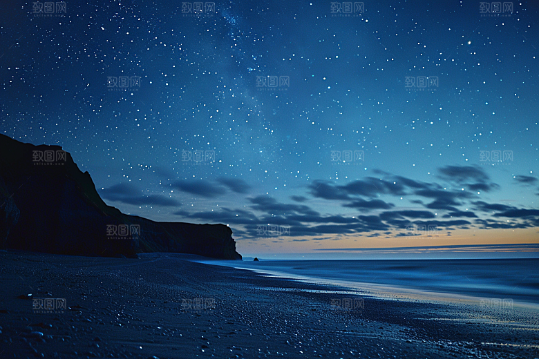 灿烂星空星辰太阳系素材