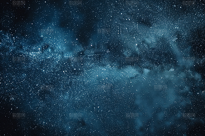 灿烂星空宇宙夜晚素材